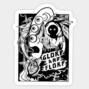 Glorp and Florp Vision Quest Saga Sticker